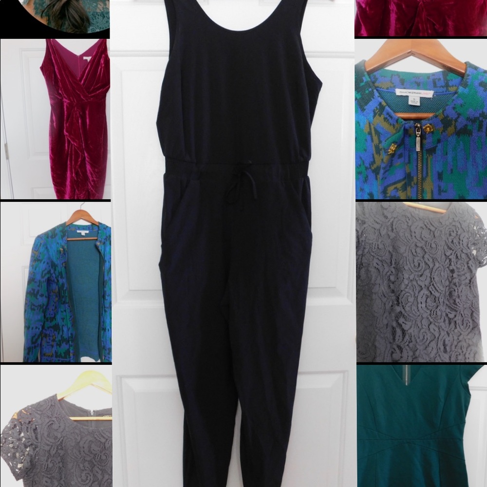 Black sporty romper